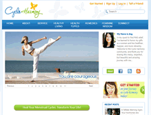 Tablet Screenshot of cycleharmony.com